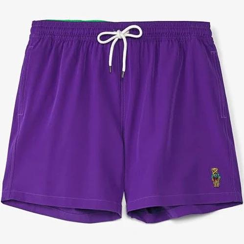 Polo Ralph Lauren Mens Purple Traveller Regular-fit Recycled Polyester-Blend Shorts M