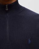 Polo Ralph Lauren - Navy Heather Half Knit Zip - Large