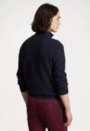 Polo Ralph Lauren - Navy Heather Half Knit Zip - Large