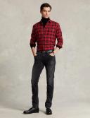 Polo Ralph Lauren Sullivan Slim Distressed Stretch Jean in Black 30/32