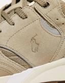 Polo Ralph Lauren Trackster 200 Sneakers in Tan With Pony logo-Green