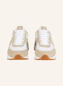Polo Ralph Lauren Train '89 Sneakers in White Cream Mix With Pony Logo