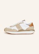 Polo Ralph Lauren Train '89 Sneakers in White Cream Mix With Pony Logo
