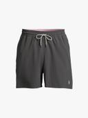 Polo Ralph Lauren Traveler Icon Logo Mid Swim Shorts in Combat Grey