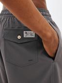 Polo Ralph Lauren Traveler Icon Logo Mid Swim Shorts in Combat Grey