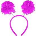 Pom Pom Headbopper - Red