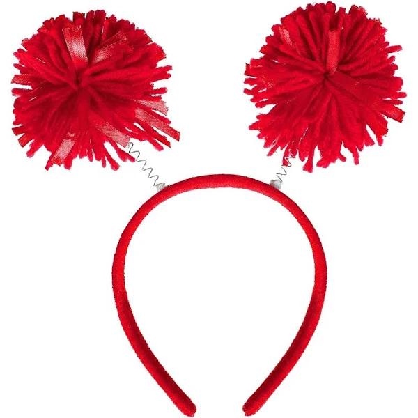 Pom Pom Headbopper - Red