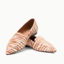 Poplar Pointed Flat - Brown Zebra - 44 - AfterPay & zipPay Available