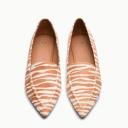 Poplar Pointed Flat - Brown Zebra - 44 - AfterPay & zipPay Available