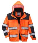 Portwest C466 Hi Vis Classic Bomber Jacket Orange/Black L (42-44)