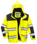 Portwest c466 Hi Vis Classic Bomber Jacket Yellow/Black S (36-38)