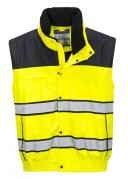 Portwest c466 Hi Vis Classic Bomber Jacket Yellow/Black S (36-38)