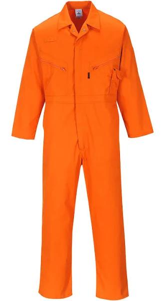 Portwest C813 Zip Boilersuit - Orange, XL