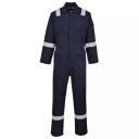 Portwest FR28 Flame Resistant Light Weight Anti-static Coveralls 280g Navy XL