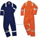 Portwest fr52 Padded Anti-static Flame Retardant Coveralls Orange M