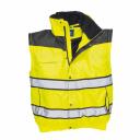 Portwest Hi-Vis Classic Bomber Jacket - Yellow/Black - XL