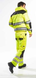 Portwest Hi-Vis Classic Bomber Jacket - Yellow/Black - XL