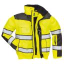 Portwest Hi-Vis Classic Bomber Jacket - Yellow/Black - XL