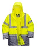 Portwest Hi-Vis Executive 5-in-1 Jacket - Yellow/Grey - XXL