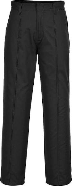 Portwest Mens Preston Trousers Black 30R