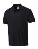 Portwest Naples Polo Shirt B210 Black 2XL