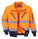 Portwest PJ50 Hi-Vis 3-in-1 Pilot Jacket Orange/Navy