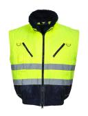 Portwest PJ50 Hi-Vis 3-in-1 Pilot Jacket Orange/Navy