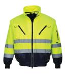Portwest PJ50 Hi-Vis 3-in-1 Pilot Jacket Orange/Navy