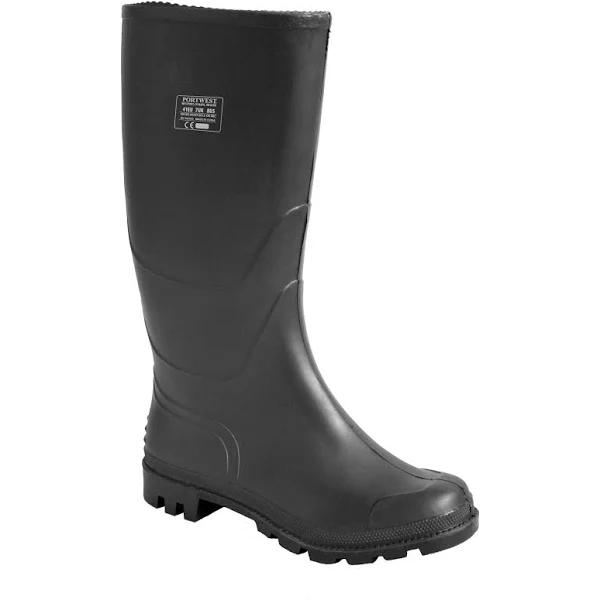 Portwest PVC Gumboot - Black 46 EU