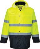 Portwest S166 Lite Two-Tone Traffic Jacket Yellow/Navy