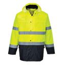 Portwest S166 Lite Two-Tone Traffic Jacket Yellow/Navy