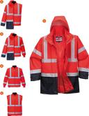 Portwest S768 Hi-Vis Executive 5-in-1 Jacket Orange/Navy