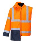 Portwest S768 Hi-Vis Executive 5-in-1 Jacket Orange/Navy