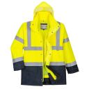 Portwest S768 Hi-Vis Executive 5-in-1 Jacket Yellow/Navy