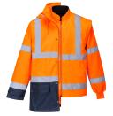 Portwest S768 Hi-Vis Executive 5-in-1 Jacket Yellow/Navy