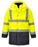 Portwest S768 Hi-Vis Executive 5-in-1 Jacket Yellow/Navy