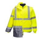 Portwest S768 Hi-Vis Executive 5-in-1 Jacket Yellow/Navy