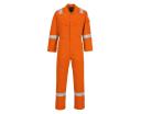 Portwest Unisex Adult Flame Resistant Anti-static Overalls Orange XL L