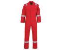Portwest Unisex Adult Flame Resistant Anti-static Overalls Red XL