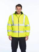 Portwest Workwear Mens Hi-Vis Mesh Lined Fleece Yellow XXL