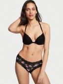 Posey Lace Waist Cotton Cheeky Panty , Blue, XXL - Women's Panties - Victoria's Secret