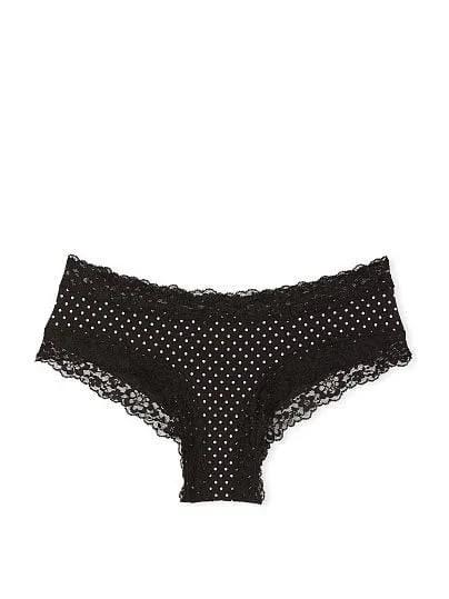 Posey Lace Waist Cotton Cheeky Panty , Print, M - Women's Panties - Victoria's Secret