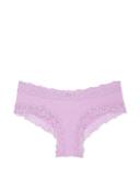 Posey Lace Waist Cotton Cheeky Panty , Purple, XXL - Women's Panties - Victoria's Secret