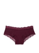 Posey Lace Waist Cotton Cheeky Panty , Red, L - Women's Panties - Victoria's Secret