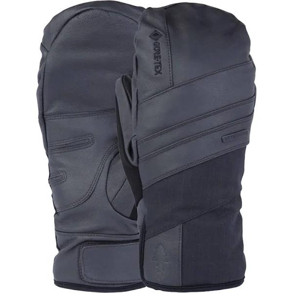 Pow Men's Royal GTX Snowboard Mitt - Black | Snowboard Gloves