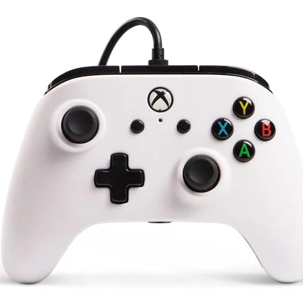 Power A Xbox One Enhanced Wired Controller - White