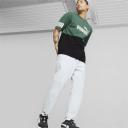 Power Men's Colourblock T-Shirt in Vine, Size XL, Cotton/Polyester by Puma
