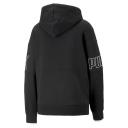 Power Women's Colourblock Hoodie in Black, Size Large by Puma