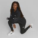 Power Women's Colourblock Hoodie in Black, Size Large by Puma