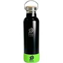 PPD Hydration Hydrtion 750ml Black Originl Water Bottle w/ Grey Bumper Protector